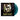 Blue & White Cryptkeeper Halloween Splatter Vinyl