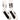 The Beatles - Good V Evil Unisex White Socks