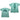 Billie Eilish - Neon Logo Billie Unisex Blue T-Shirt With Back Print