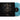 Clear Blue Black Marbled Vinyl 