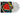 Rainbow Splatter Transparent Double Vinyl 