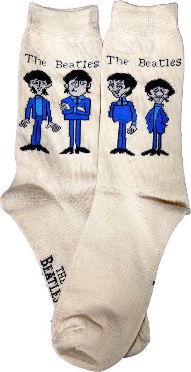 Cartoon Standing Cream Socks