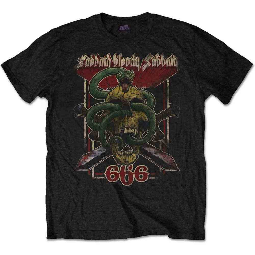 Bloody Sabbath 666 Unisex Black T-Shirt